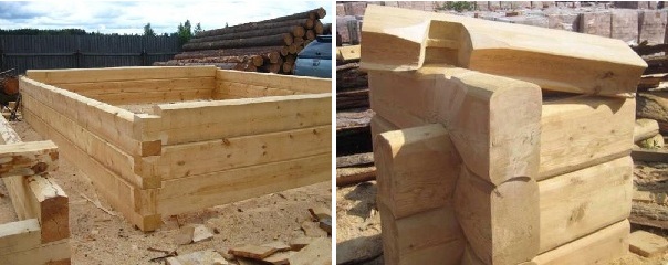 строительство деревянных домов из полубруса